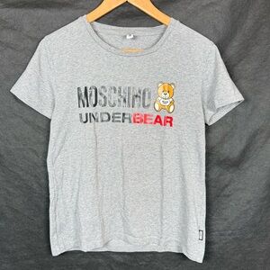Moschino Underbear Unisex T shirt Size S grey